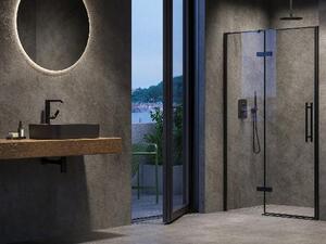 Ravak Cool! - Sprchové dvere 120x195 cm, čierna/číre sklo X0VVGC300Z1