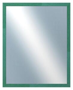 DANTIK - Zrkadlo v rámu, rozmer s rámom 80x100 cm z lišty RETRO zelená (2535)
