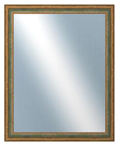 DANTIK - Zrkadlo v rámu, rozmer s rámom 80x100 cm z lišty HRAD zelená (3005)