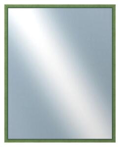 DANTIK - Zrkadlo v rámu, rozmer s rámom 80x100 cm z lišty BOX zelená morená (1751)