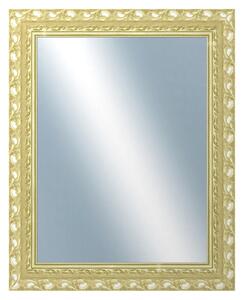 DANTIK - Zrkadlo v rámu, rozmer s rámom 80x100 cm z lišty ROKOKO zlatá hádzaná (2882)