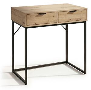 Ak furniture Konzolový stolek Elano 80 cm černý/Dub Artisan
