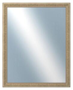 DANTIK - Zrkadlo v rámu, rozmer s rámom 80x100 cm z lišty KŘÍDLO malé strieborné patina (2775)