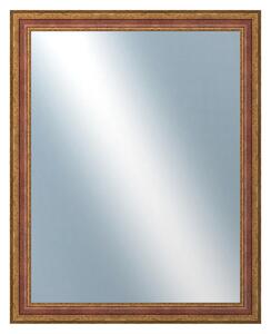 DANTIK - Zrkadlo v rámu, rozmer s rámom 80x100 cm z lišty HRAD červená (3006)