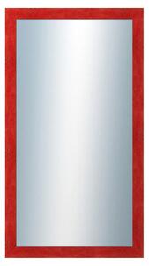 DANTIK - Zrkadlo v rámu, rozmer s rámom 50x90 cm z lišty RETRO červená (2534)