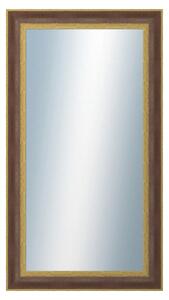 DANTIK - Zrkadlo v rámu, rozmer s rámom 50x90 cm z lišty ZVRATNÁ červenozlatá plast (3069)