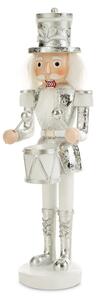 VIANOČNÁ FIGÚRKA NUTCRACKER 25 CM STRIEBORNÁ