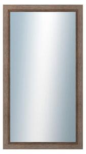 DANTIK - Zrkadlo v rámu, rozmer s rámom 50x90 cm z lišty CARRARA hnedá (2894)