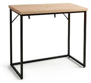 Ak furniture Konzolový stolek Origo 90 cm černý/dub Artisan