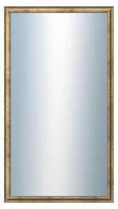 DANTIK - Zrkadlo v rámu, rozmer s rámom 50x90 cm z lišty TRITON biely bronz (2140)