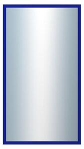 DANTIK - Zrkadlo v rámu, rozmer s rámom 50x90 cm z lišty PERLA modrá lesklá (2877)