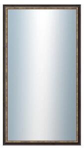 DANTIK - Zrkadlo v rámu, rozmer s rámom 50x90 cm z lišty TRITON čierna (2139)