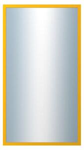 DANTIK - Zrkadlo v rámu, rozmer s rámom 50x90 cm z lišty PERLA žltá lesklá (2880)