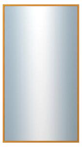 DANTIK - Zrkadlo v rámu, rozmer s rámom 50x90 cm z lišty Hliník oranžová (7269217)