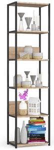 Ak furniture Regál Barna 50 cm dub sonoma/černý