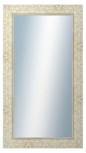DANTIK - Zrkadlo v rámu, rozmer s rámom 50x90 cm z lišty PRAHA biela (2930)