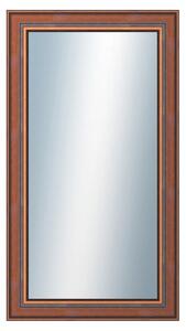 DANTIK - Zrkadlo v rámu, rozmer s rámom 50x90 cm z lišty ANGLIE hnedá (561)