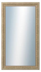 DANTIK - Zrkadlo v rámu, rozmer s rámom 50x90 cm z lišty KŘÍDLO malé strieborné patina (2775)