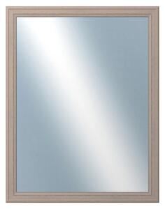 DANTIK - Zrkadlo v rámu, rozmer s rámom 70x90 cm z lišty STEP hnedá (3020)
