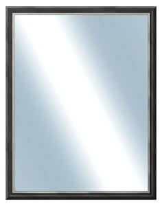DANTIK - Zrkadlo v rámu, rozmer s rámom 70x90 cm z lišty Anversa čierna AG (3150)