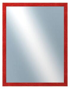 DANTIK - Zrkadlo v rámu, rozmer s rámom 70x90 cm z lišty RETRO červená (2534)
