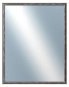 DANTIK - Zrkadlo v rámu, rozmer s rámom 70x90 cm z lišty TRITON cín (2146)