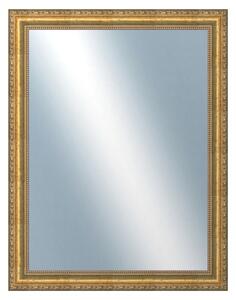 DANTIK - Zrkadlo v rámu, rozmer s rámom 70x90 cm z lišty KLASIK zlatá (2824)