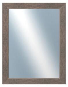 DANTIK - Zrkadlo v rámu, rozmer s rámom 70x90 cm z lišty TOMAS šedá veľká (3030)