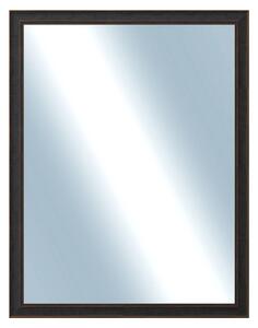 DANTIK - Zrkadlo v rámu, rozmer s rámom 70x90 cm z lišty ANDRÉ veľká čierna (3154)