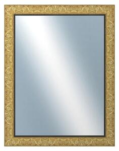 DANTIK - Zrkadlo v rámu, rozmer s rámom 70x90 cm z lišty PRAHA zlatá (2752)