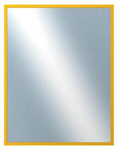 DANTIK - Zrkadlo v rámu, rozmer s rámom 70x90 cm z lišty PERLA žltá lesklá (2880)