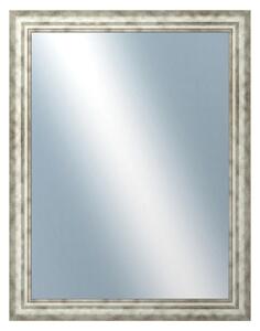 DANTIK - Zrkadlo v rámu, rozmer s rámom 70x90 cm z lišty TRITON široký strieborný (2950)