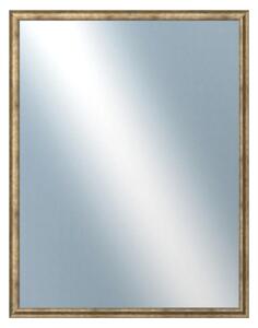 DANTIK - Zrkadlo v rámu, rozmer s rámom 70x90 cm z lišty TRITON biely bronz (2140)
