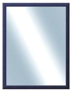 DANTIK - Zrkadlo v rámu, rozmer s rámom 70x90 cm z lišty LEDVINKA modrá (1444)
