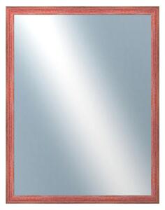 DANTIK - Zrkadlo v rámu, rozmer s rámom 70x90 cm z lišty LYON červená (2707)