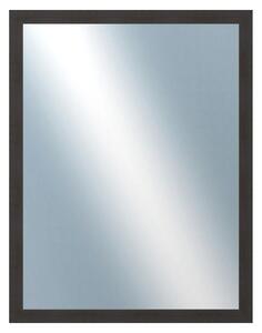 DANTIK - Zrkadlo v rámu, rozmer s rámom 70x90 cm z lišty 4020 hnedá (2767)