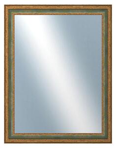 DANTIK - Zrkadlo v rámu, rozmer s rámom 70x90 cm z lišty HRAD zelená (3005)