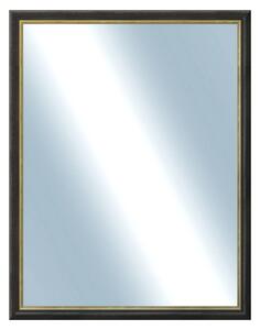 DANTIK - Zrkadlo v rámu, rozmer s rámom 70x90 cm z lišty Anversa čierna Au (3149)