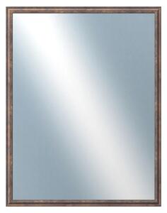 DANTIK - Zrkadlo v rámu, rozmer s rámom 70x90 cm z lišty TRITON meď antik (2141)