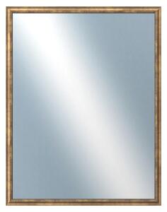 DANTIK - Zrkadlo v rámu, rozmer s rámom 70x90 cm z lišty TRITON zlatá (2142)
