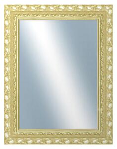 DANTIK - Zrkadlo v rámu, rozmer s rámom 70x90 cm z lišty ROKOKO zlatá hádzaná (2882)