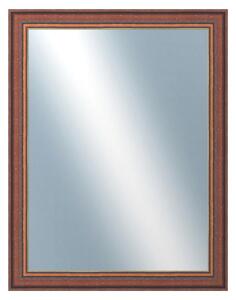 DANTIK - Zrkadlo v rámu, rozmer s rámom 70x90 cm z lišty ANGLIE hnedá Au Linka (612)