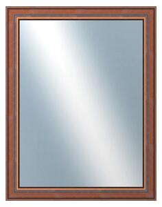DANTIK - Zrkadlo v rámu, rozmer s rámom 70x90 cm z lišty ANGLIE hnedá (561)