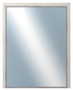 DANTIK - Zrkadlo v rámu, rozmer s rámom 70x90 cm z lišty CARRARA biela (2896)