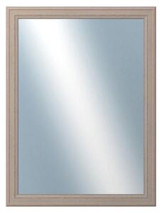 DANTIK - Zrkadlo v rámu, rozmer s rámom 60x80 cm z lišty STEP hnedá (3020)