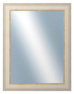 DANTIK - Zrkadlo v rámu, rozmer s rámom 70x90 cm z lišty GREECE biela (2639)