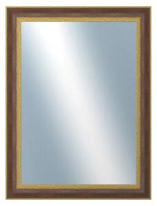 DANTIK - Zrkadlo v rámu, rozmer s rámom 60x80 cm z lišty ZVRATNÁ červenozlatá plast (3069)