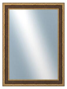 DANTIK - Zrkadlo v rámu, rozmer s rámom 60x80 cm z lišty KLASIK hnedá (3004)
