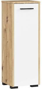 Ak furniture Kúpeľňová skrinka Fin S30 1D 30 cm dub artisan/biela