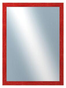DANTIK - Zrkadlo v rámu, rozmer s rámom 60x80 cm z lišty RETRO červená (2534)